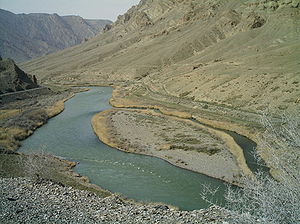Река Аракс со стороны Ирана